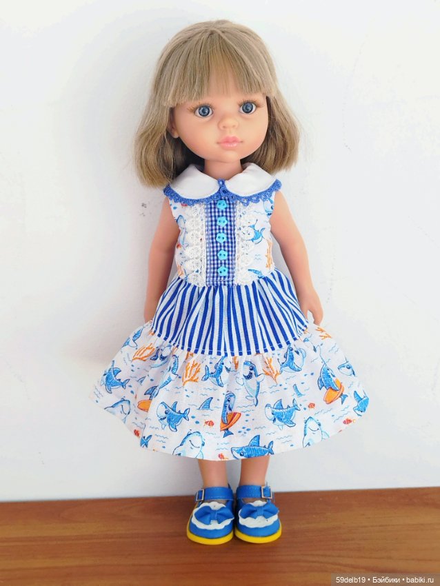 Два "морских" платья для паолочек из новой коллекции