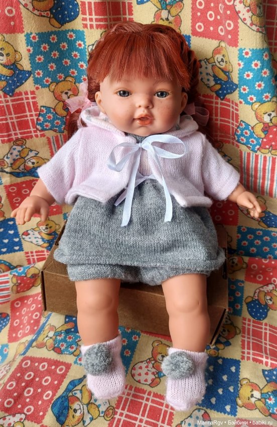 Рыженькая болтушка — Куклы Llorens (Ллоренс): испанские пупсы (фото 8)