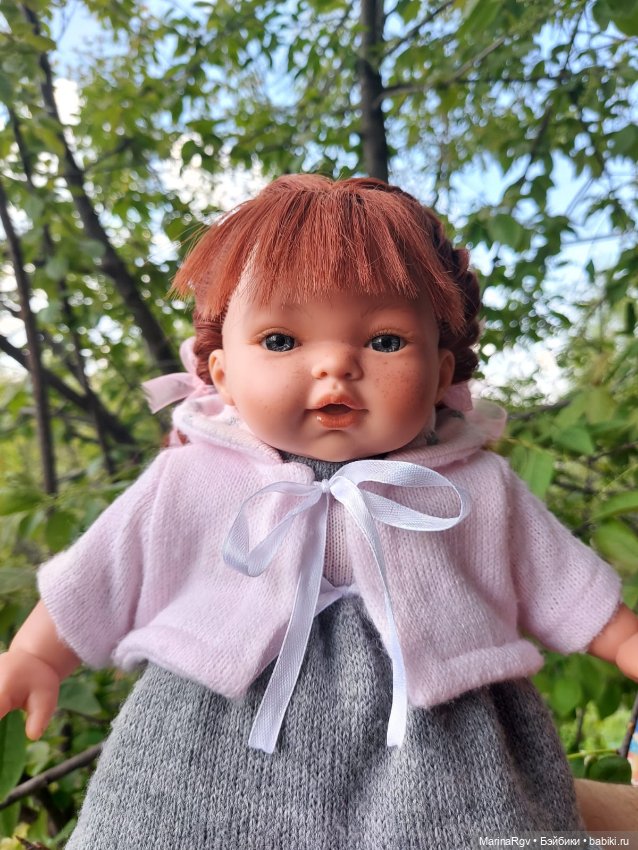 Рыженькая болтушка — Куклы Llorens (Ллоренс): испанские пупсы (фото 3)