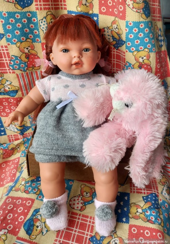 Рыженькая болтушка — Куклы Llorens (Ллоренс): испанские пупсы