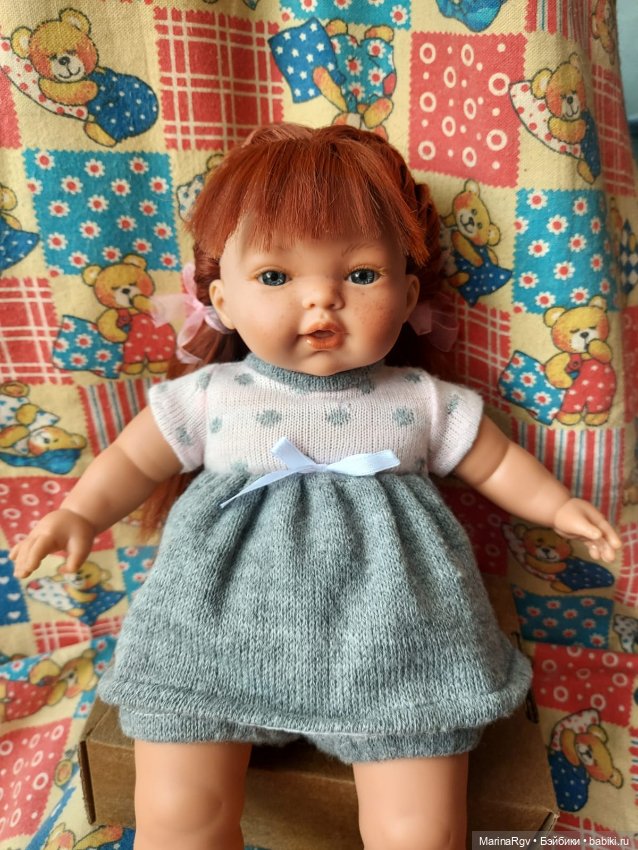 Рыженькая болтушка — Куклы Llorens (Ллоренс): испанские пупсы