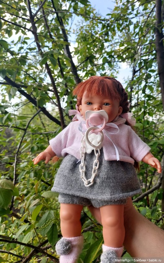 Рыженькая болтушка — Куклы Llorens (Ллоренс): испанские пупсы (фото 6)