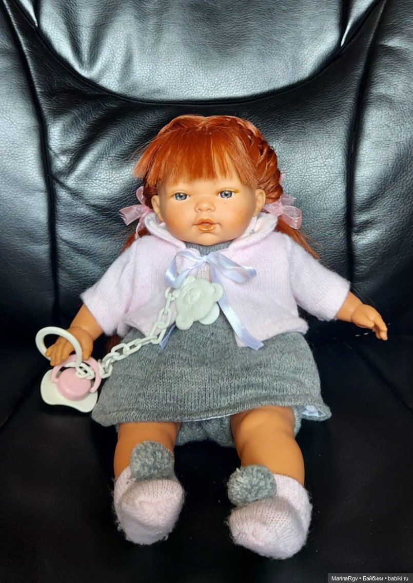 Рыженькая болтушка — Куклы Llorens (Ллоренс): испанские пупсы (фото 2)
