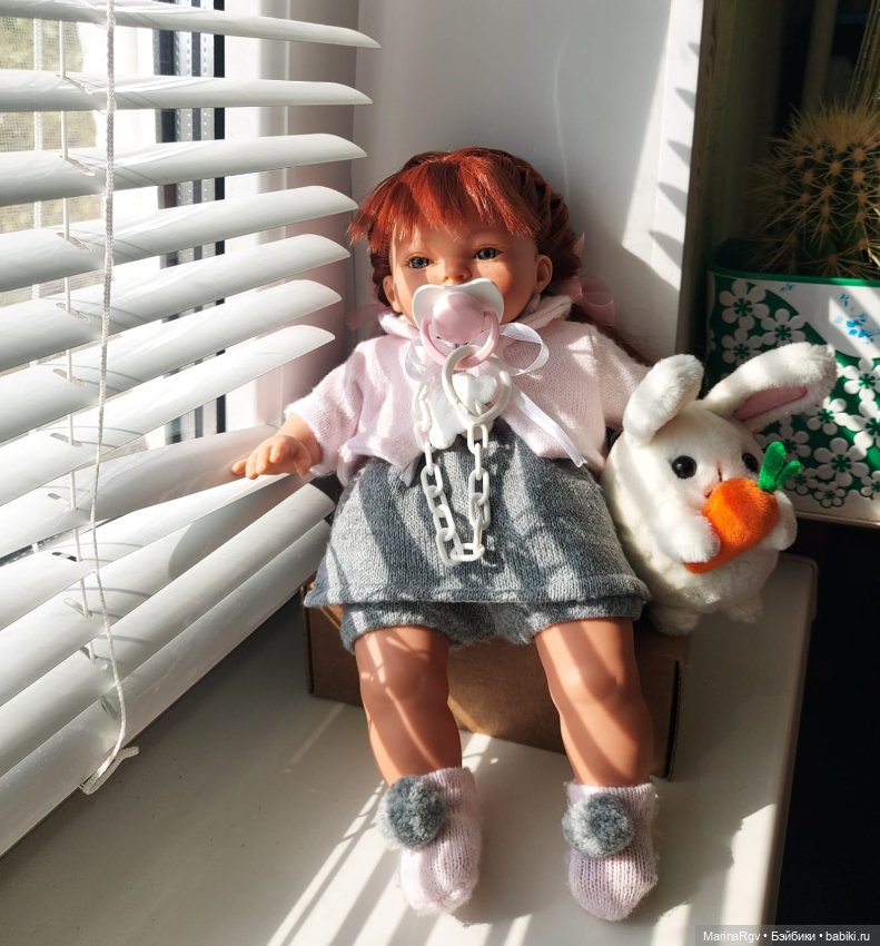 Рыженькая болтушка — Куклы Llorens (Ллоренс): испанские пупсы (фото 5)