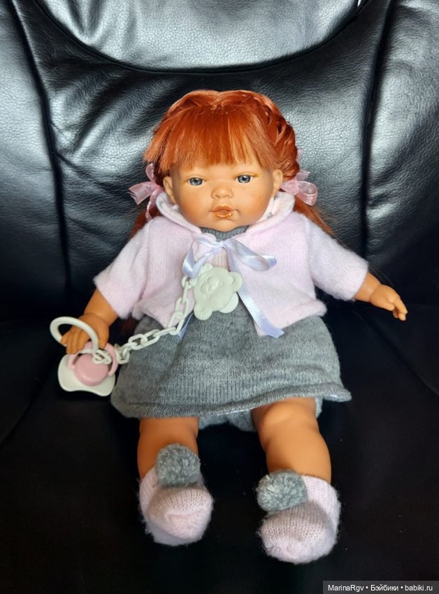 Рыженькая болтушка — Куклы Llorens (Ллоренс): испанские пупсы