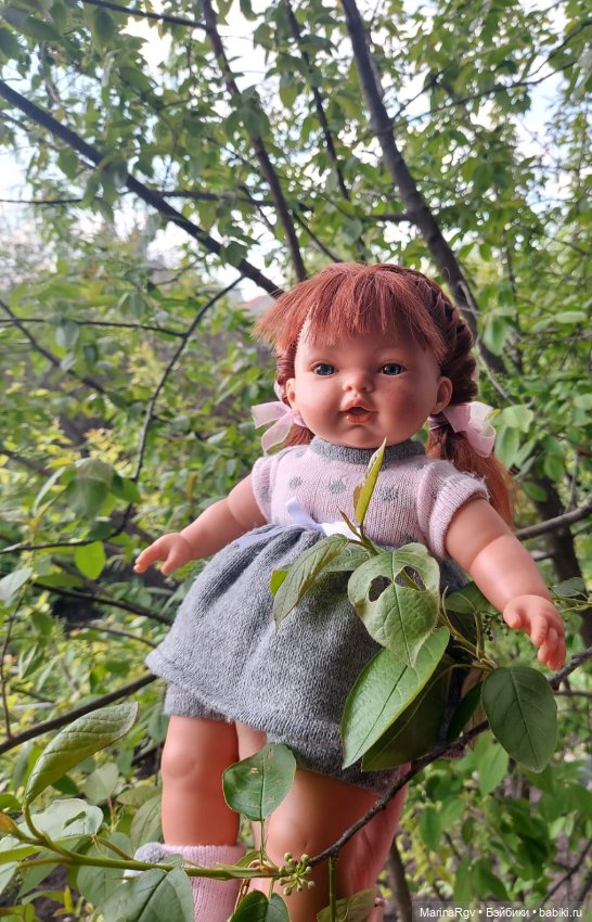 Рыженькая болтушка — Куклы Llorens (Ллоренс): испанские пупсы (фото 9)