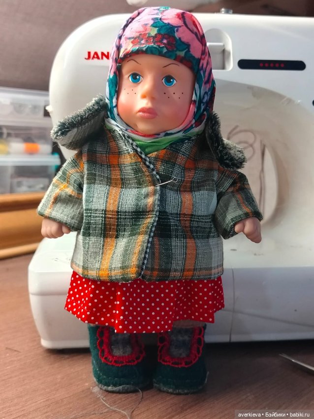 Серафима и салазки — Российские куклы Весна (фото 2)