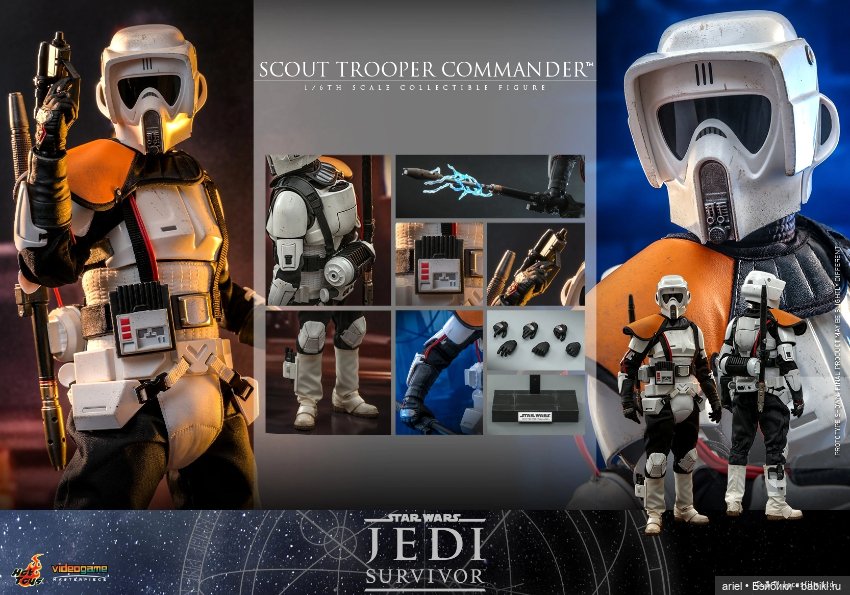 Hot Toys анонсировали фигурку Командира Штурмовиков-разведчиков по мотивам игры "Star Wars Jedi: Survivor" (фото 9)