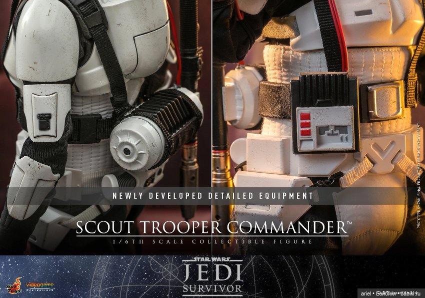 Hot Toys анонсировали фигурку Командира Штурмовиков-разведчиков по мотивам игры "Star Wars Jedi: Survivor" (фото 10)