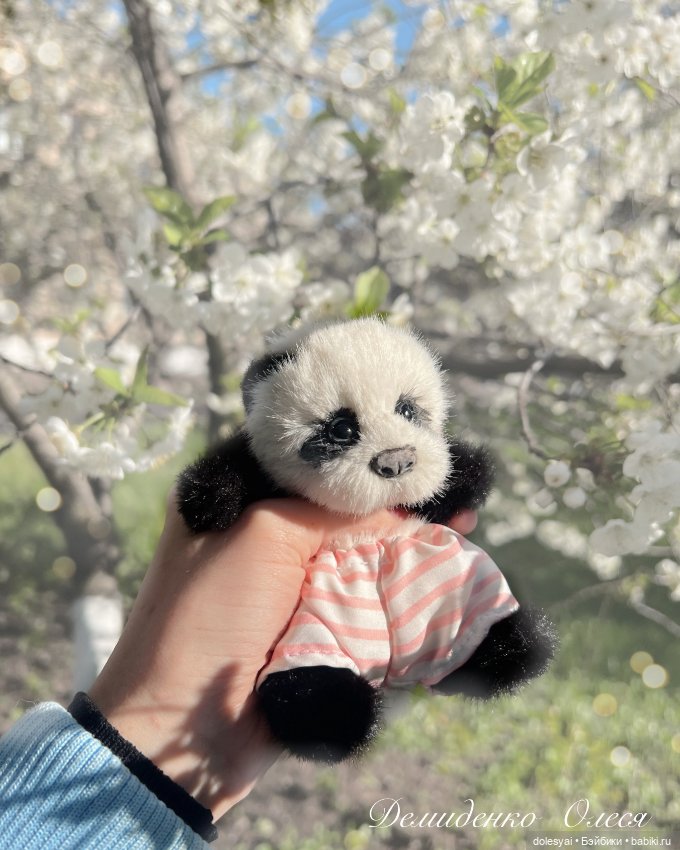 Пандочка — Авторские мишки Тедди и друзья: фото (фото 4)