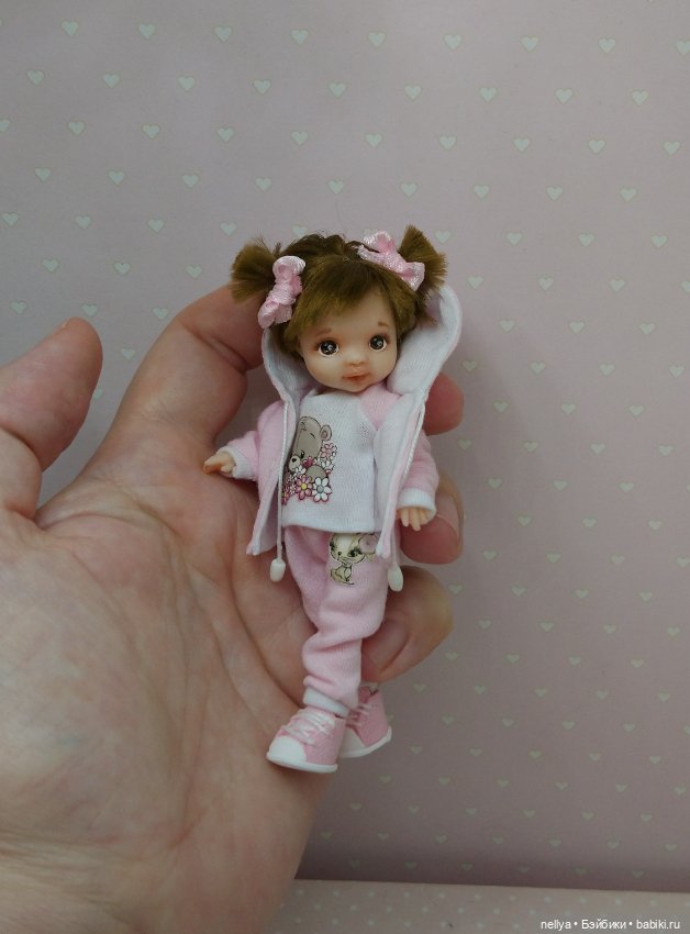 Кнопочка. Ростик 10 см — Лепка авторских кукол: полимерная глина (фото 4)