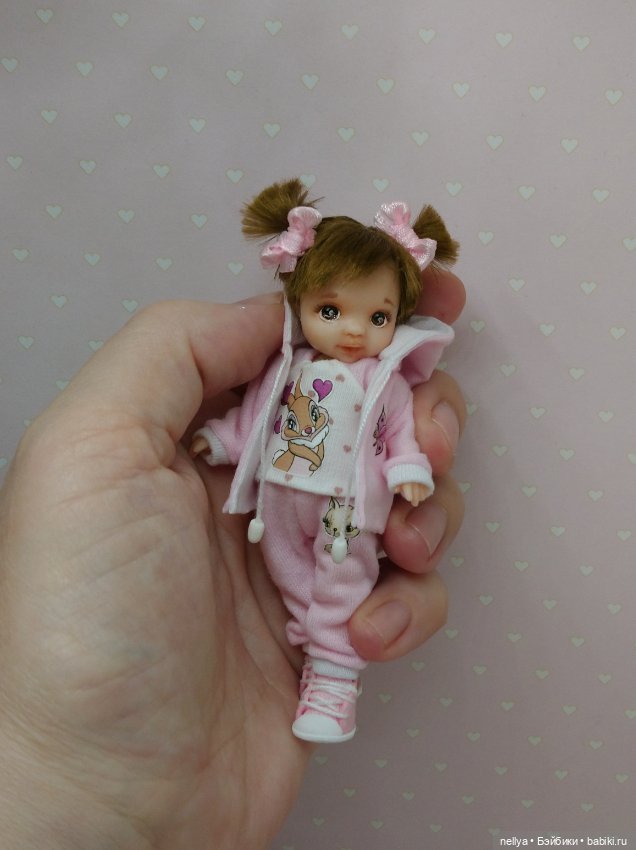 Кнопочка. Ростик 10 см — Лепка авторских кукол: полимерная глина (фото 2)