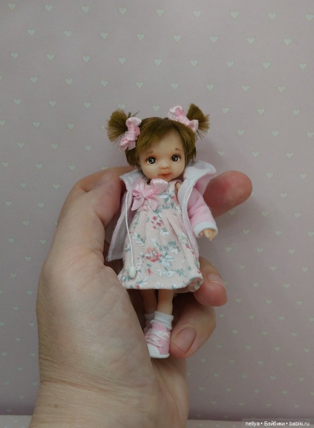 Кнопочка. Ростик 10 см — Лепка авторских кукол: полимерная глина (фото 5)