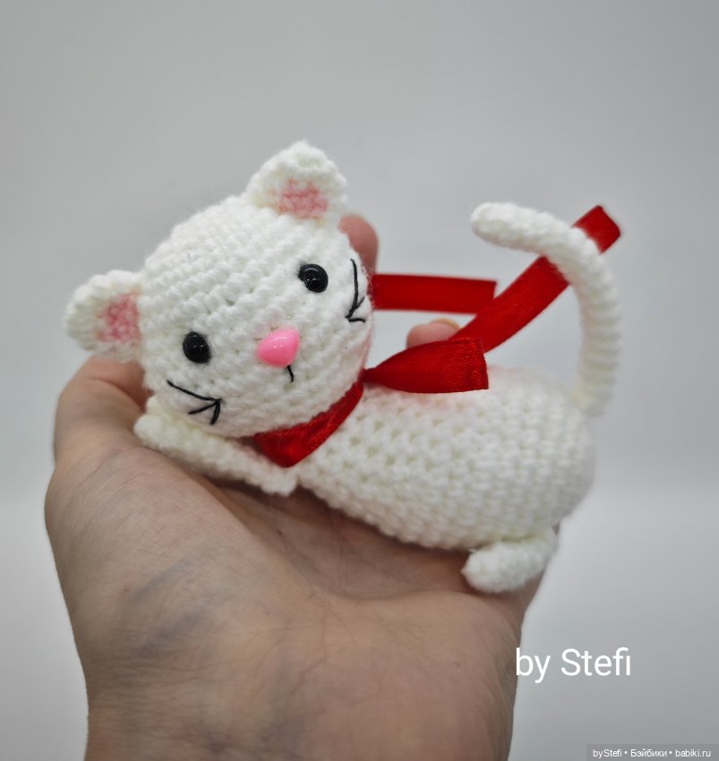 Покажу котика Плюс делюсь описанием вязания (фото 3)