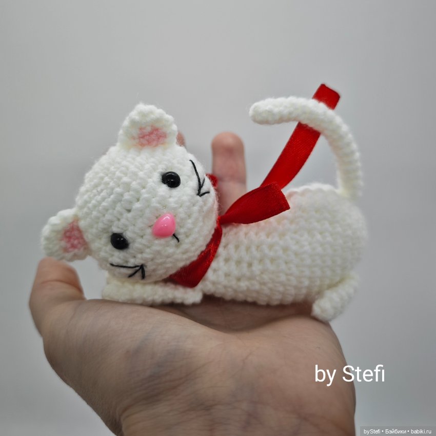 Покажу котика Плюс делюсь описанием вязания (фото 2)