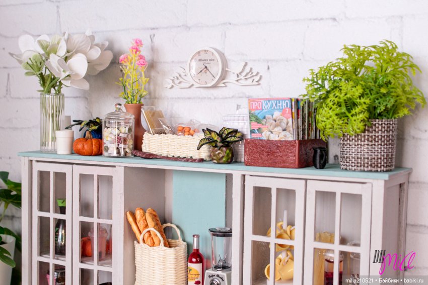 Новая кухня и круассаны — Румбоксы и кукольные интерьеры: фото (фото 4)