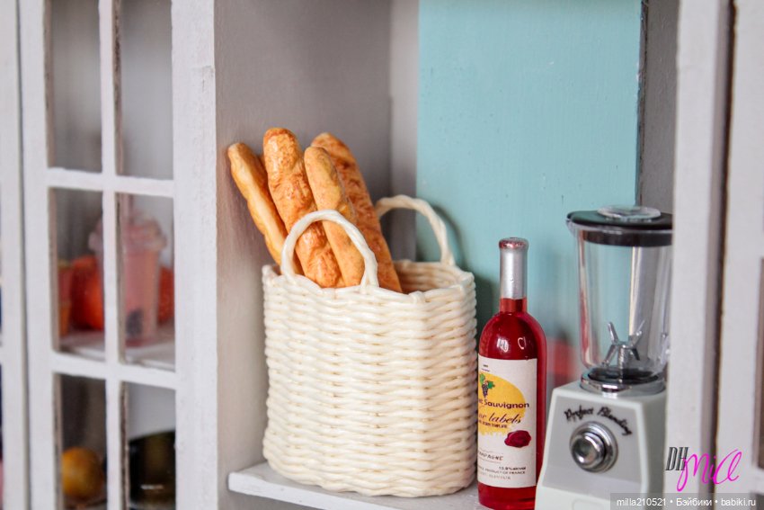 Новая кухня и круассаны — Румбоксы и кукольные интерьеры: фото (фото 9)