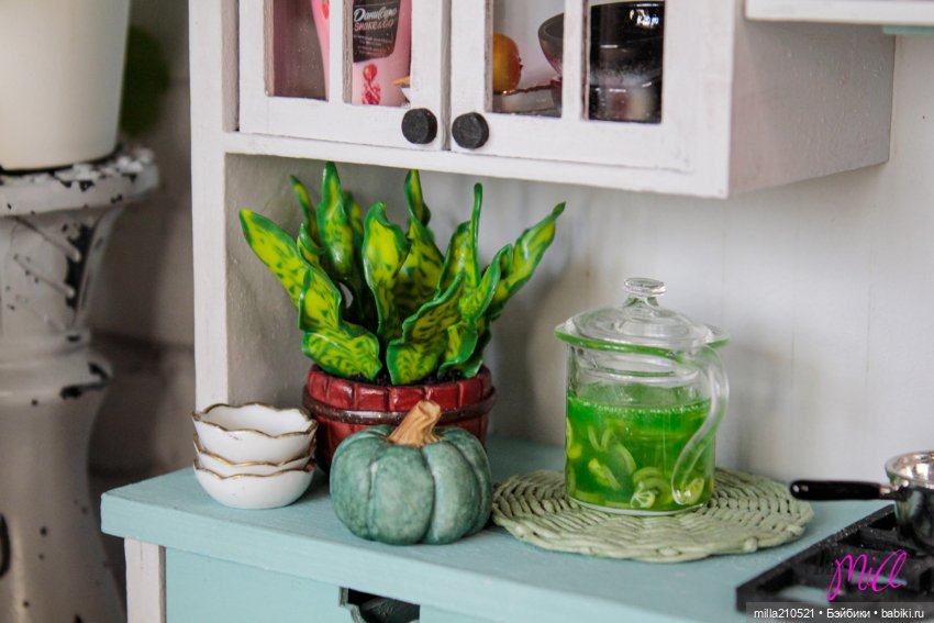 Новая кухня и круассаны — Румбоксы и кукольные интерьеры: фото (фото 10)