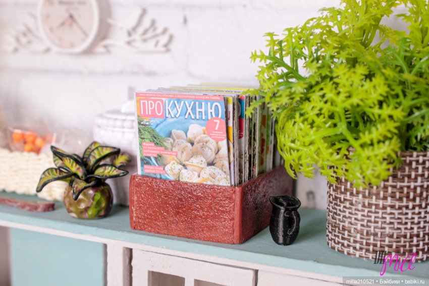 Новая кухня и круассаны — Румбоксы и кукольные интерьеры: фото (фото 8)