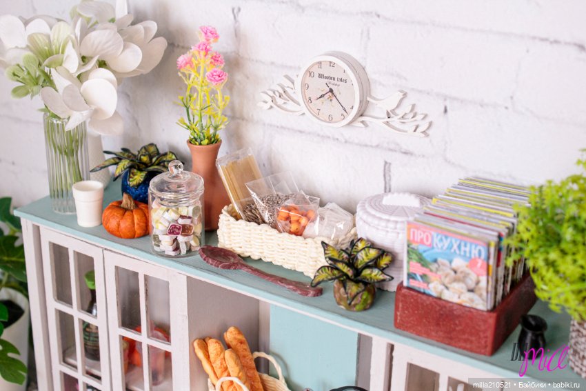 Новая кухня и круассаны — Румбоксы и кукольные интерьеры: фото (фото 5)