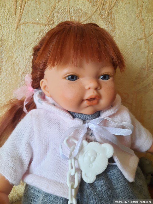 Рыженькая болтушка — Куклы Llorens (Ллоренс): испанские пупсы