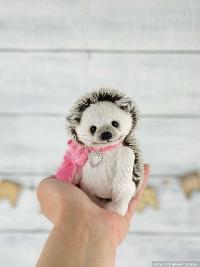 Тедди ёжик Вайт — Авторские мишки Тедди и друзья: фото (фото 3)