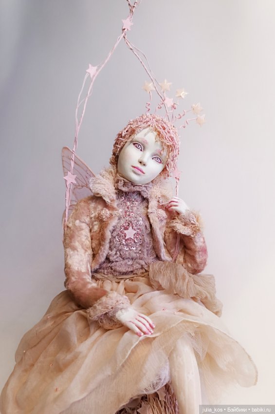 Розовая фея — Лепка авторских кукол: полимерная глина (фото 4)