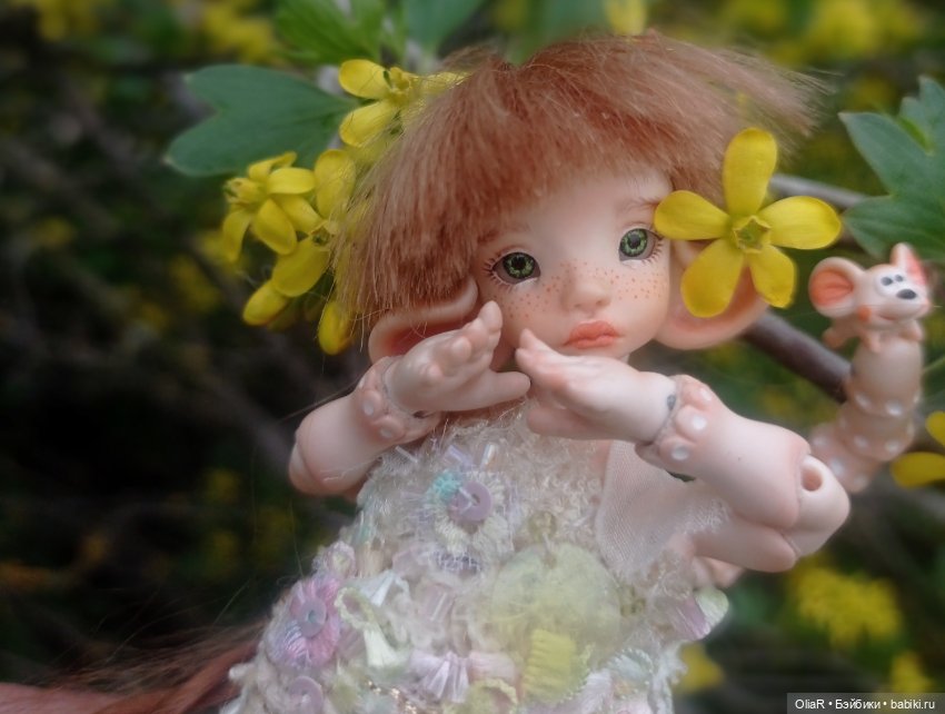 Мышуня и "солнышки" Смородины Золотистой☀