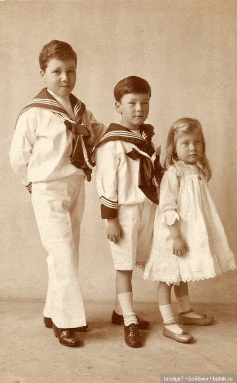 Морской стиль в детской моде конца XIX-начала ХХ века