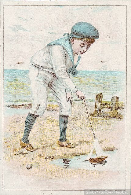 Морской стиль в детской моде конца XIX-начала ХХ века.
