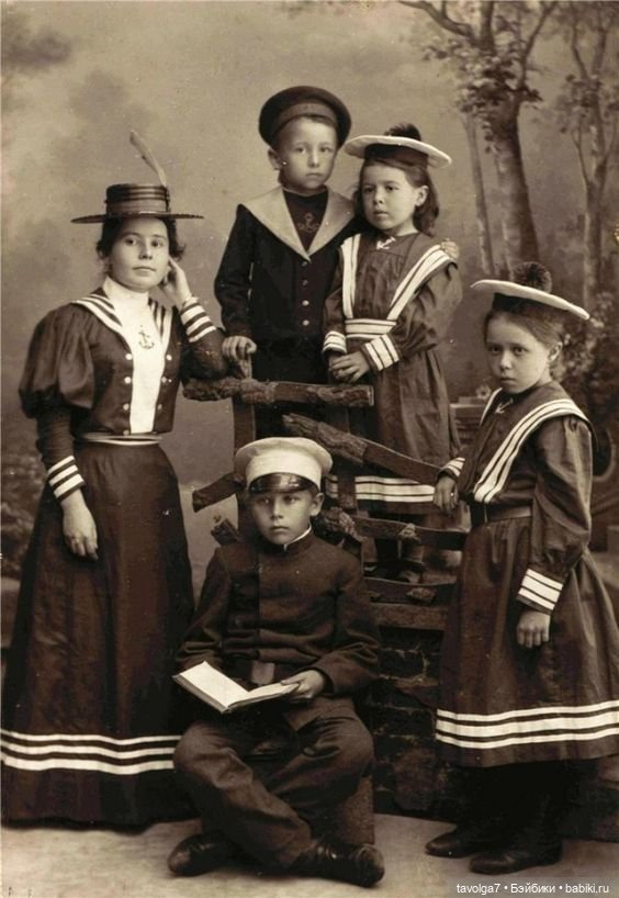 Морской стиль в детской моде конца XIX-начала ХХ века