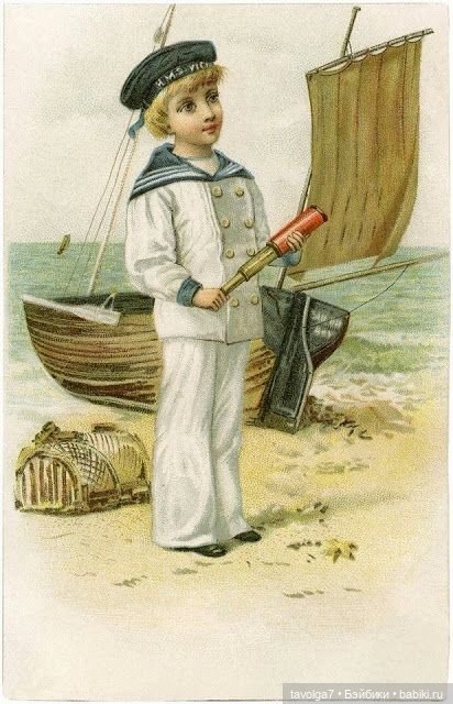 Морской стиль в детской моде конца XIX-начала ХХ века (фото 2)