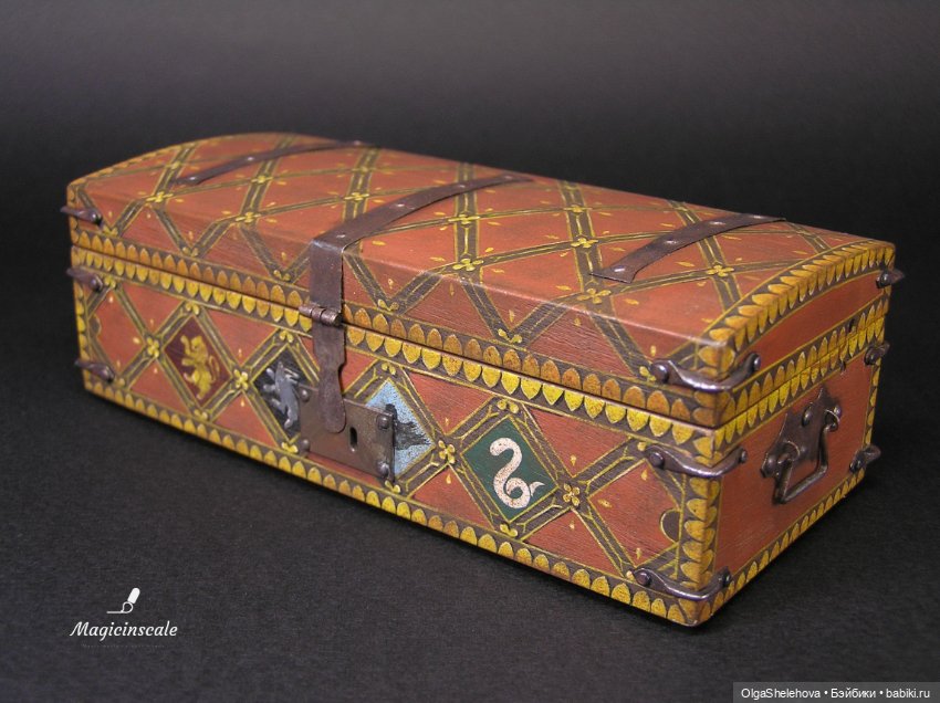 Миниатюрный сундук для квиддича