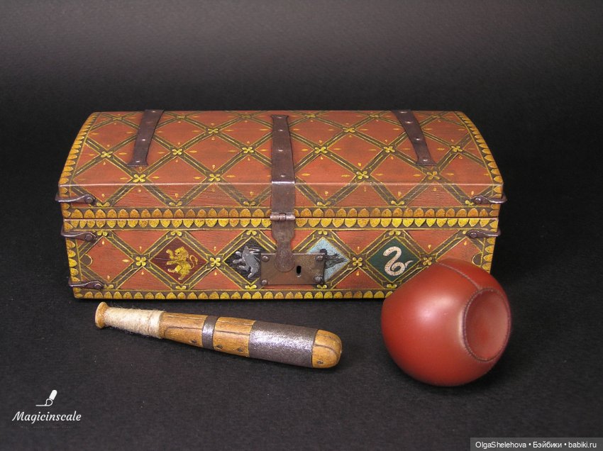 Миниатюрный сундук для квиддича