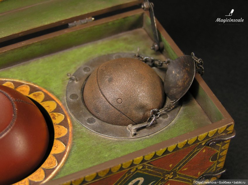 Миниатюрный сундук для квиддича