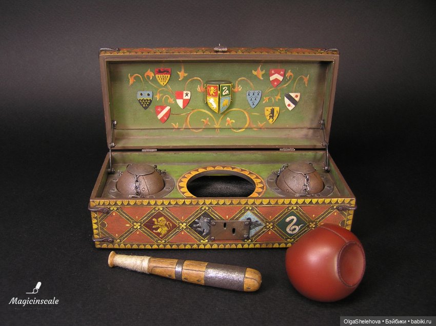 Миниатюрный сундук для квиддича