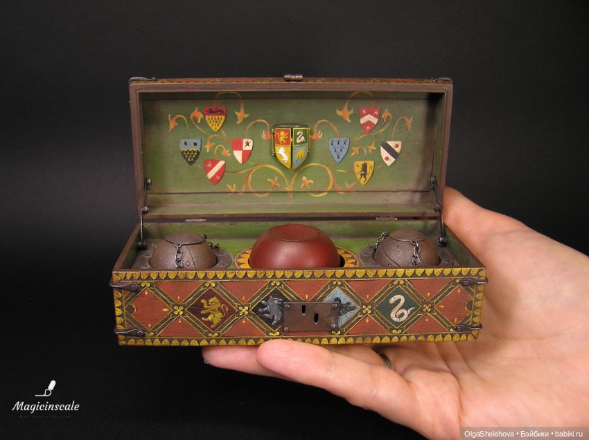 Миниатюрный сундук для квиддича