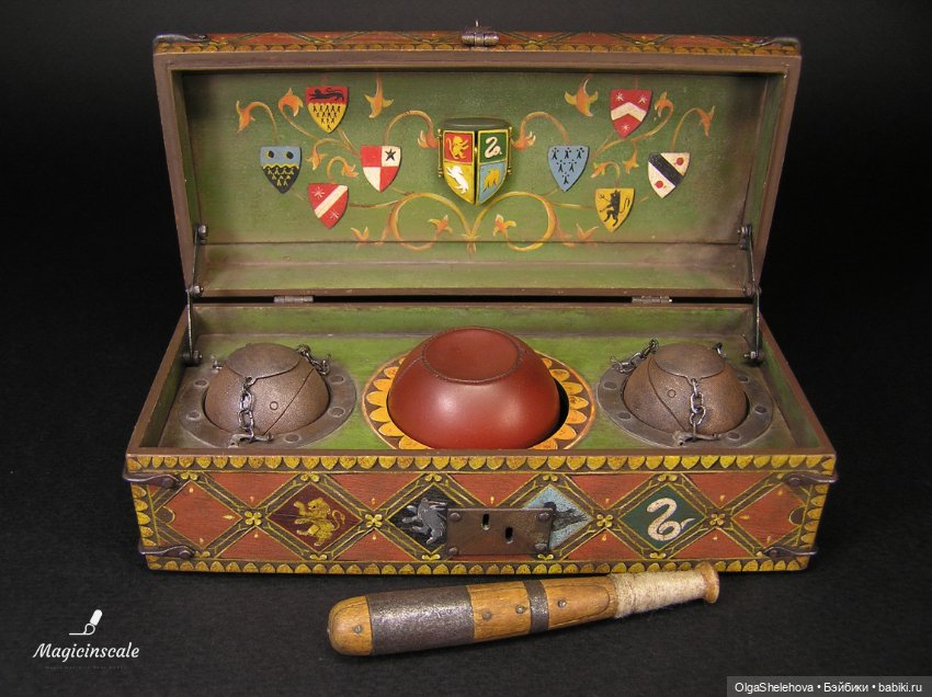 Миниатюрный сундук для квиддича