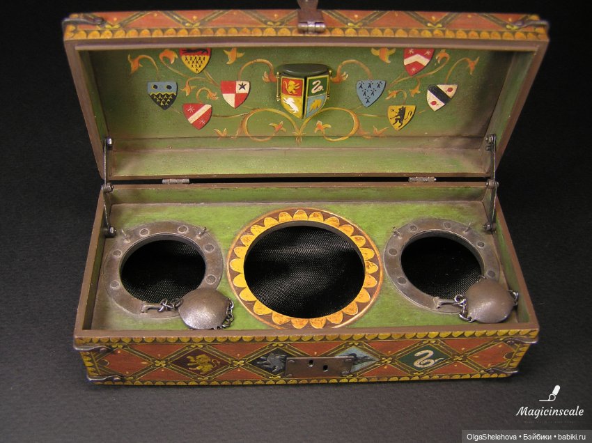Миниатюрный сундук для квиддича