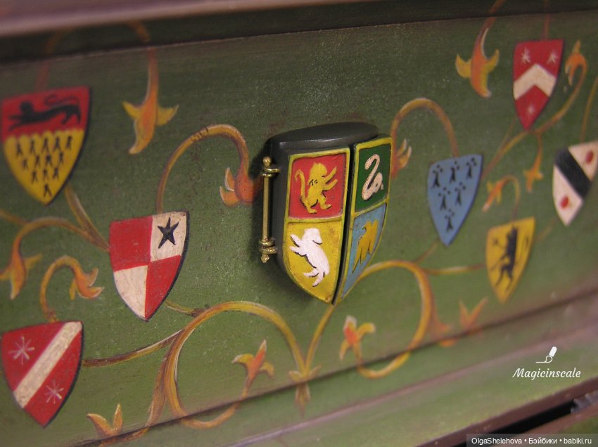 Миниатюрный сундук для квиддича