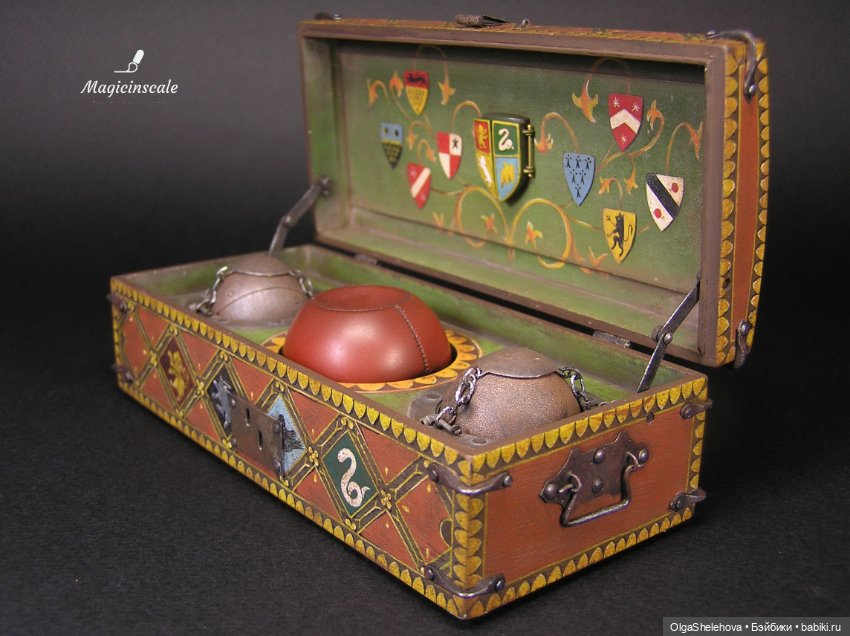Миниатюрный сундук для квиддича