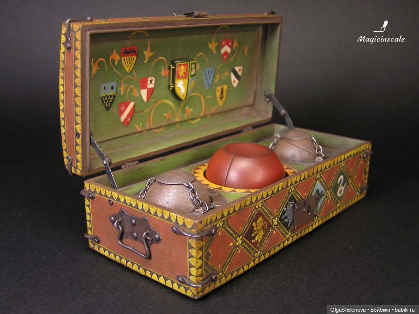 Миниатюрный сундук для квиддича