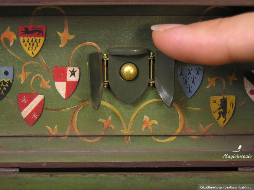 Миниатюрный сундук для квиддича