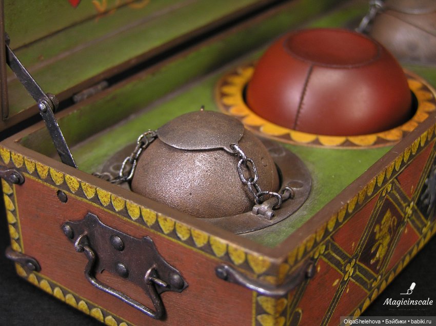 Миниатюрный сундук для квиддича