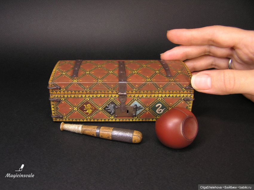 Миниатюрный сундук для квиддича