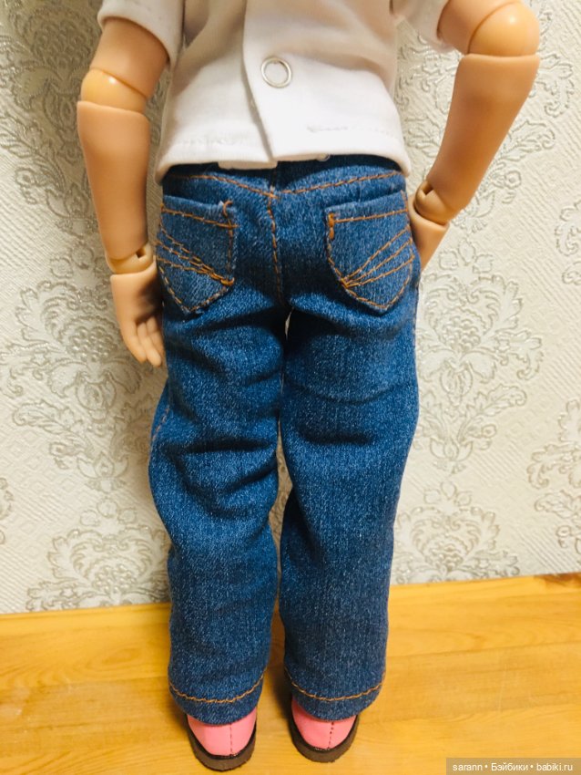 Джинсовое настроение — Одежда и обувь для кукол своими руками: фото (фото 9)