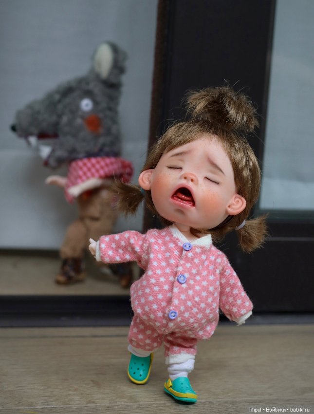 Недовольный ребенок 😫🙈 — Авторские миниатюрные куклы: лепка (фото 2)