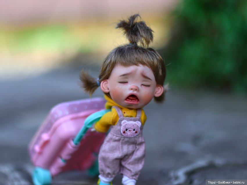 Недовольный ребенок 😫🙈 — Авторские миниатюрные куклы: лепка (фото 5)