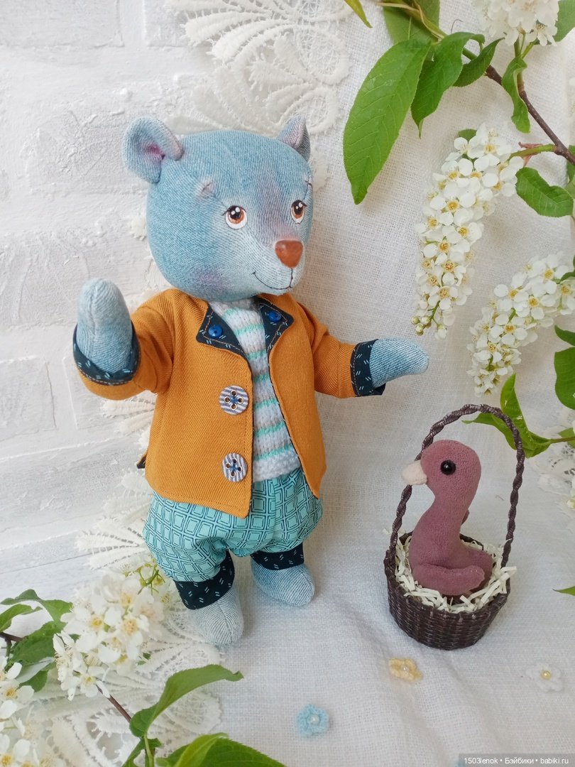 Тимоша и черёмуха — Авторские мишки Тедди и друзья: фото (фото 4)