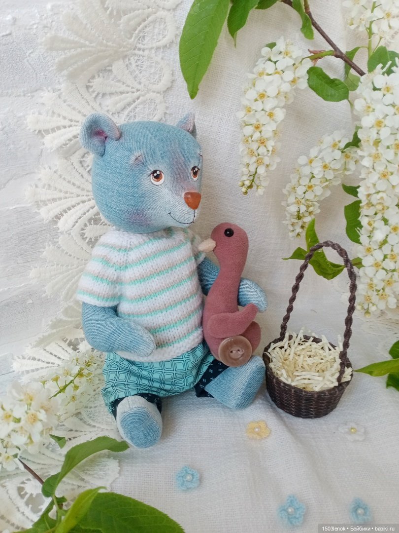 Тимоша и черёмуха — Авторские мишки Тедди и друзья: фото (фото 5)